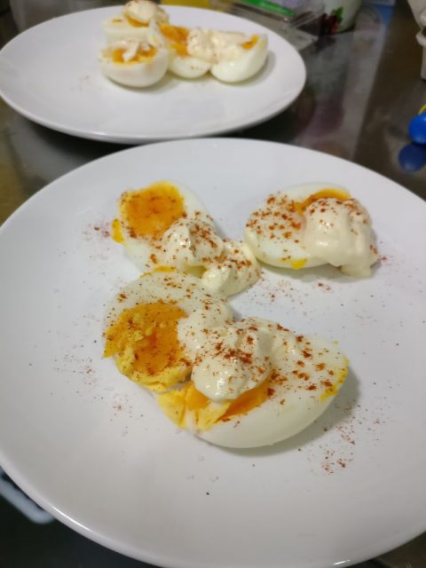 Eggs with home-made mayo