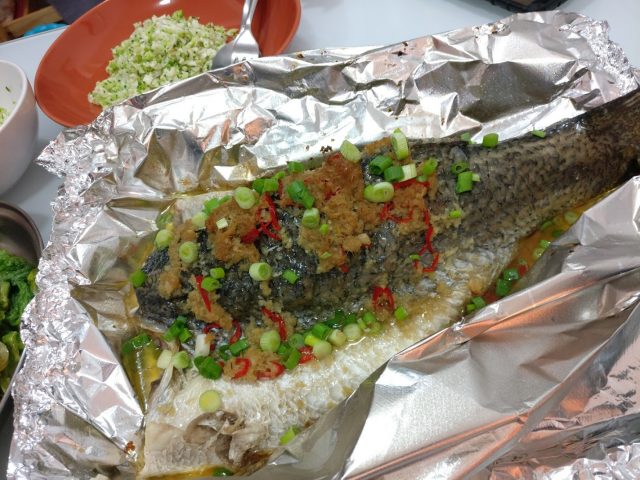 Paleo Steamed Fish